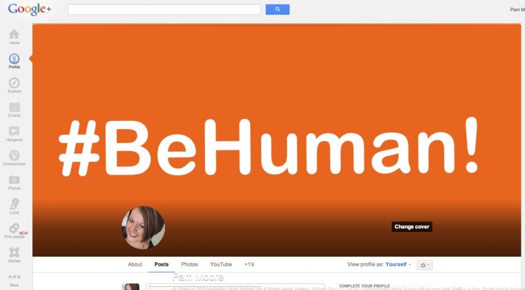 Google+ Gets a Refresh: Super Size Cover Image, Local Review Tab & More behuman blog final 1024x565 Google+ Gets a Refresh: Super Size Cover Image, Local Review Tab & More