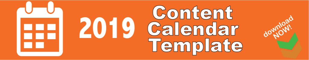 Content Calendar Template 2019 Strategy Download 