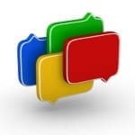 bubble speech blog comment