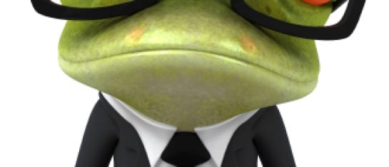be your own social media frog