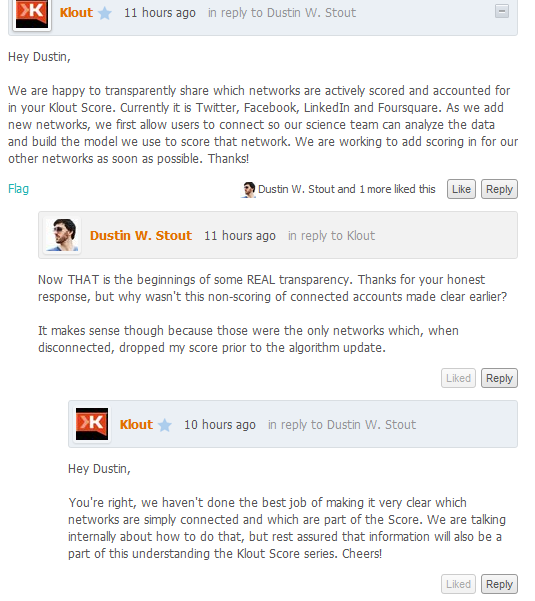 klout network sharing lies Why I Deleted My Klout Profile
