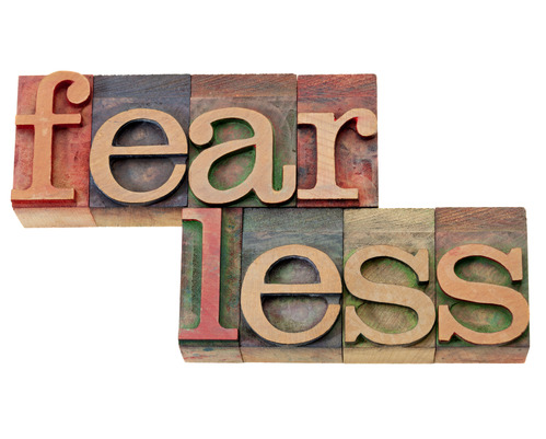 photodune 820874 fearless word in letterpress type xs Why You Must Let go of FEAR in Life & Business! 