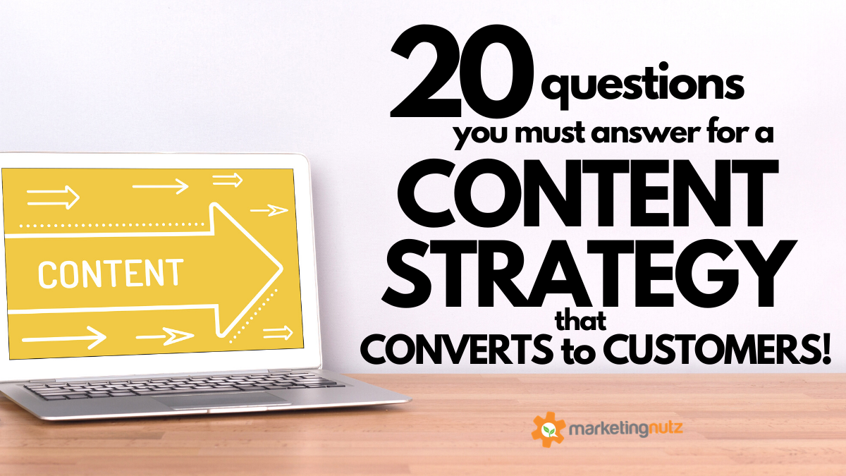 How to Create a Content Marketing Strategy that Converts to Customers Top 20 Questions