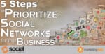 prioritize social networks for business