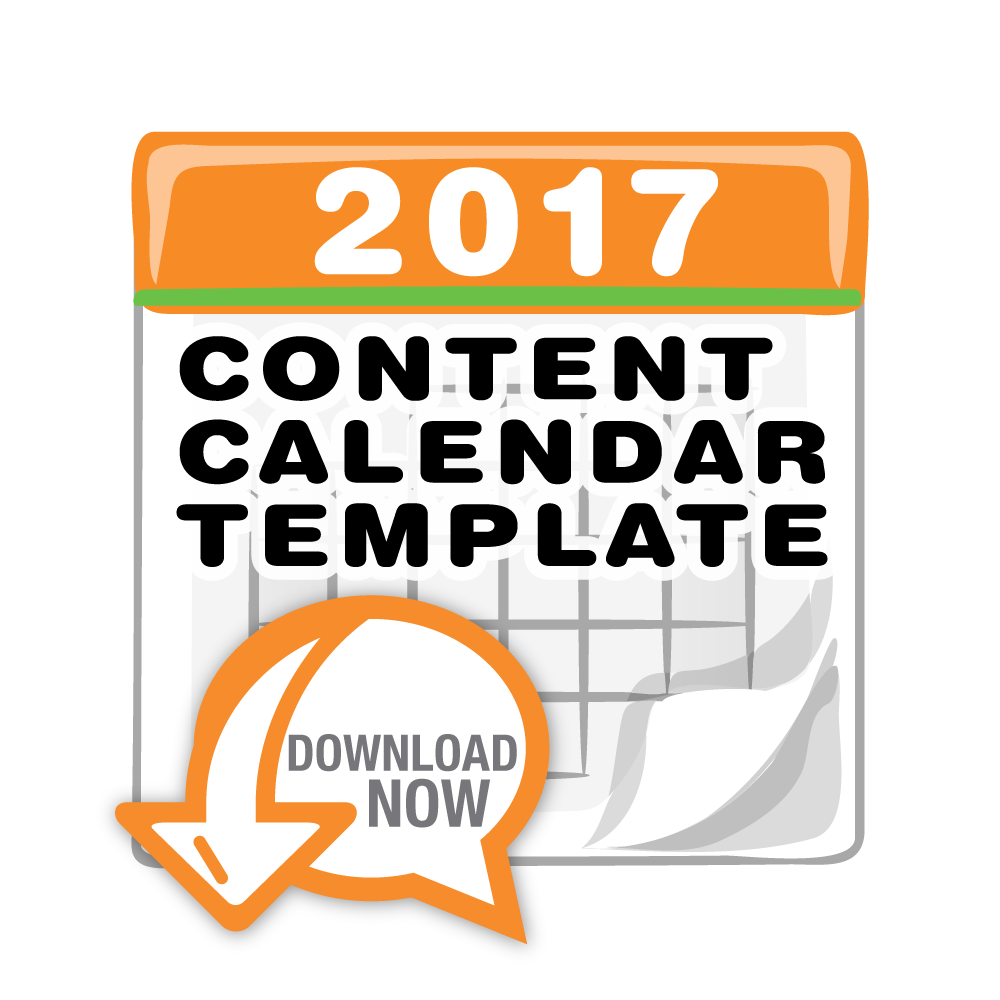 free 2017 content marketing calendar template download